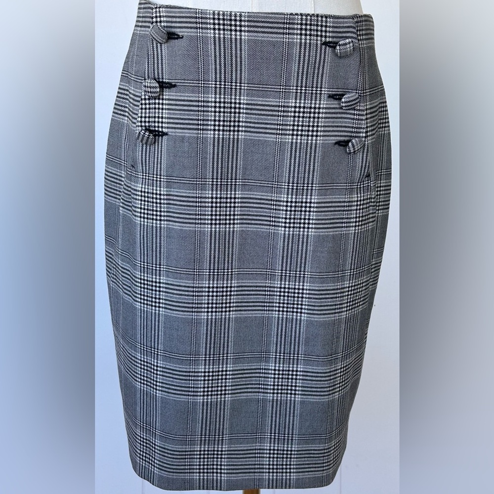 H&M Brand Women’s Houndstooth Pencil Skirt Size‎ 8